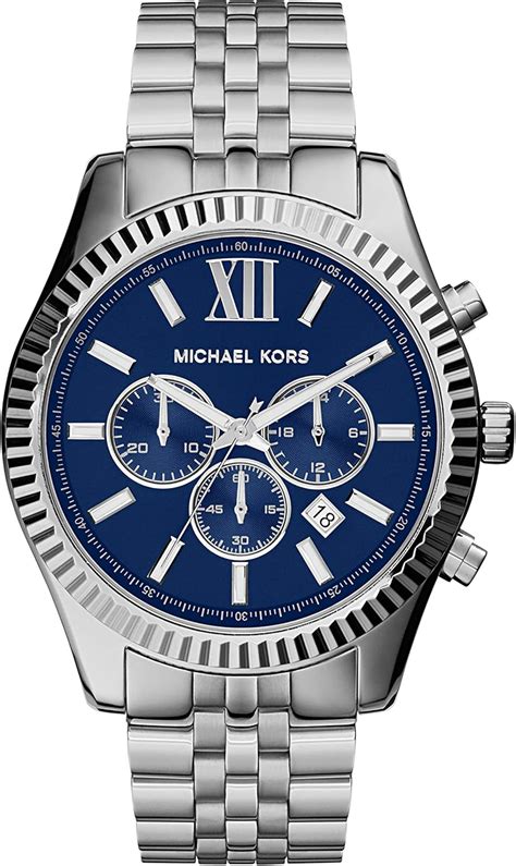 michael kors herren-uhr mk8280 edelstahl silber|Michael Kors MK8280 ab € 86,25 (2020) .